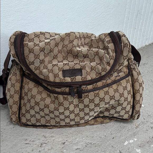 Gucci canvas diaper bag - Picture 1 of 15